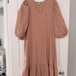 TARGET flowy long-sleeves maxi dress